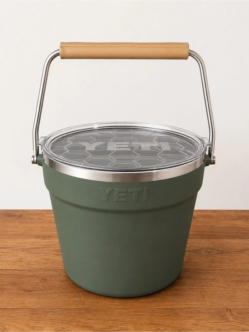 YETI Rambler Ice Bucket / Beverage Tub with Lid – Camp Green (Rare Color)